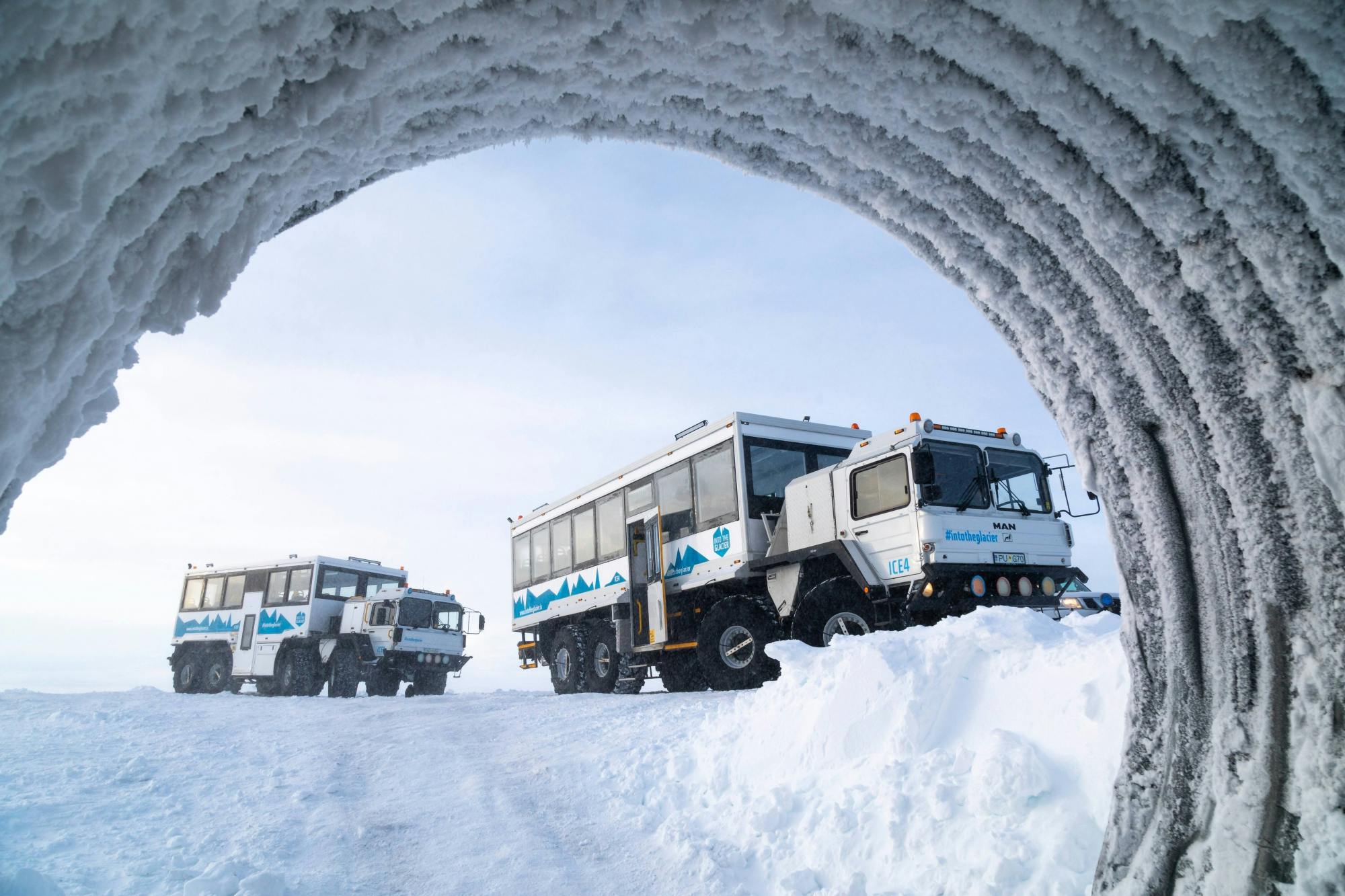 Into Langjökull Glacier