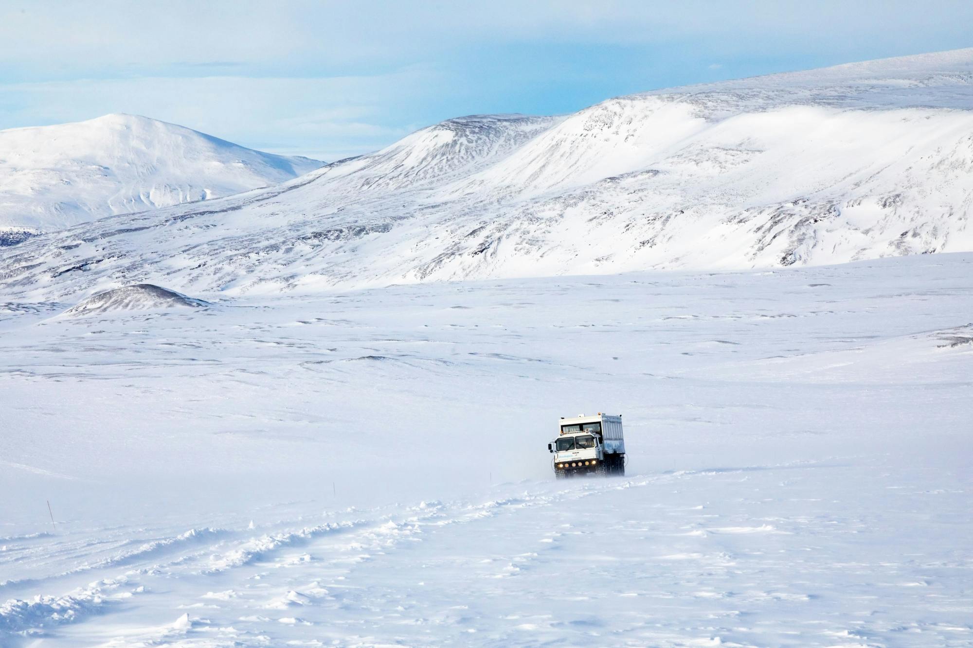 Into Langjökull Glacier