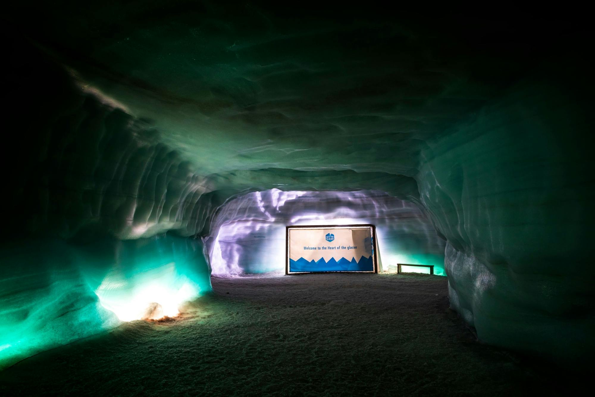 Into Langjökull Glacier