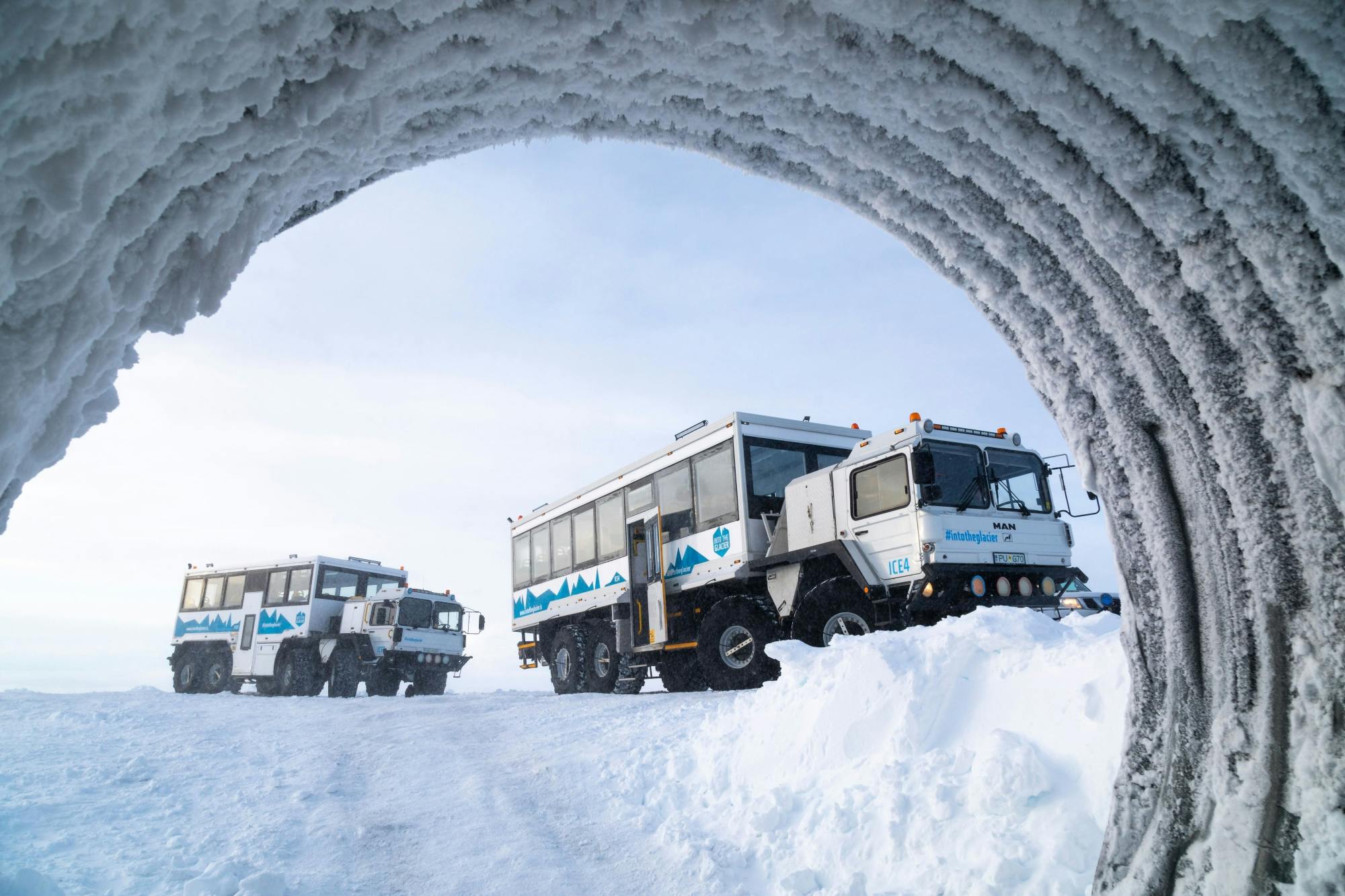 Into Langjökull Glacier