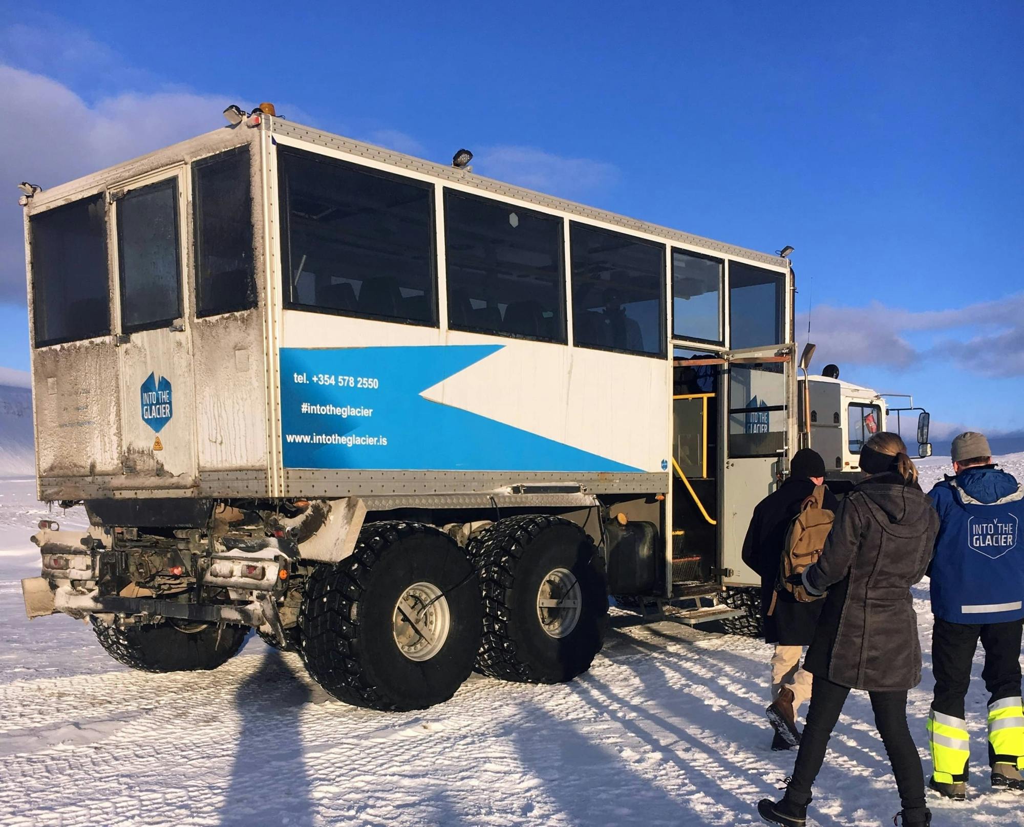 Into Langjökull Glacier