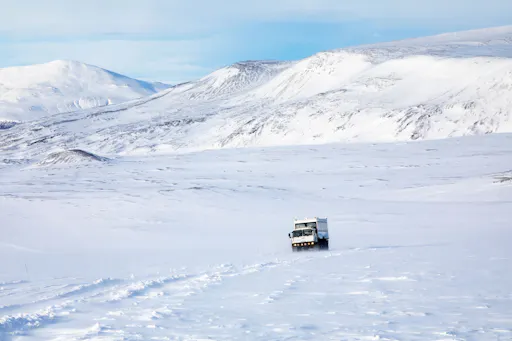 Into Langjökull Glacier