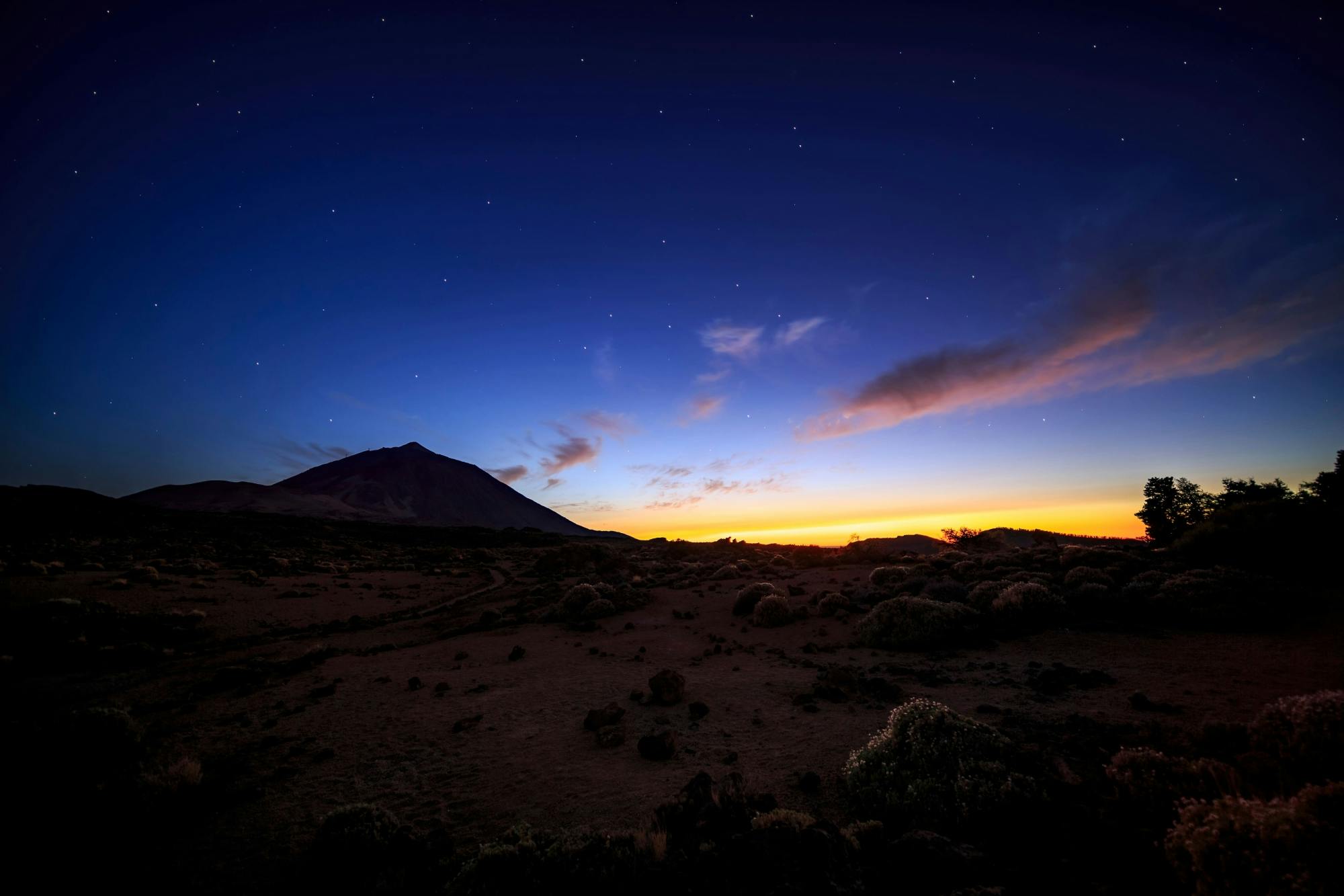 Teide by Night from the north