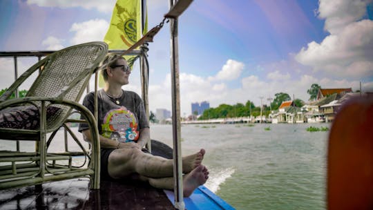 Slow boat river cruise from Bangkok to the historic city of Ayutthaya