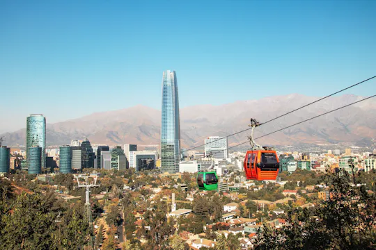 Private tour of Santiago with Bellavista, San Cristóbal and cable car