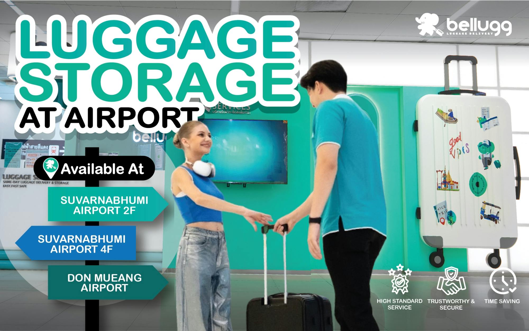Bagageopslagservice in Thailand