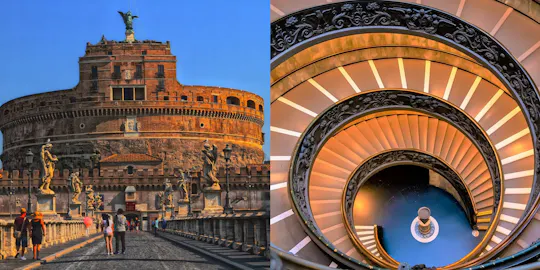 Bilet łączony do Muzeów Watykańskich i Castel Sant'Angelo z audioprzewodnikiem