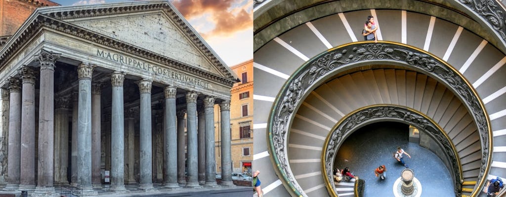 Vatican Museums and Pantheon combo ticket with audio guide