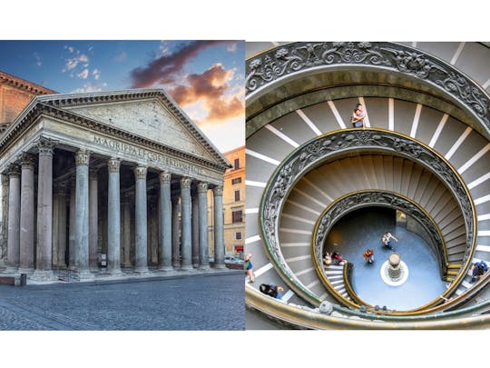 Vatican Museums and Pantheon combo ticket with audio guide