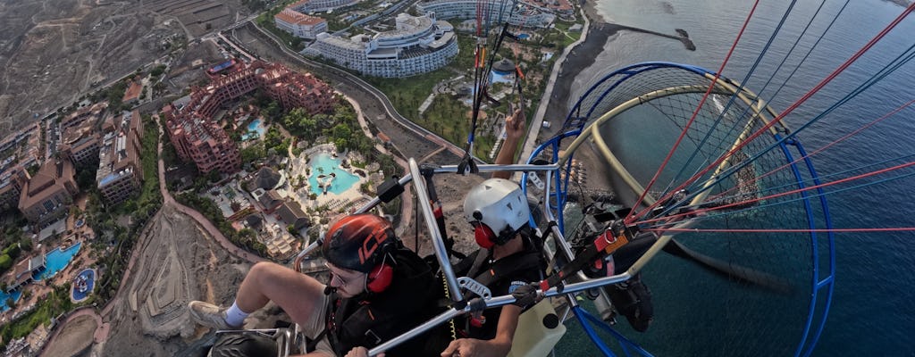 The ultimate Tenerife adventure, paratrike over coast and mountains