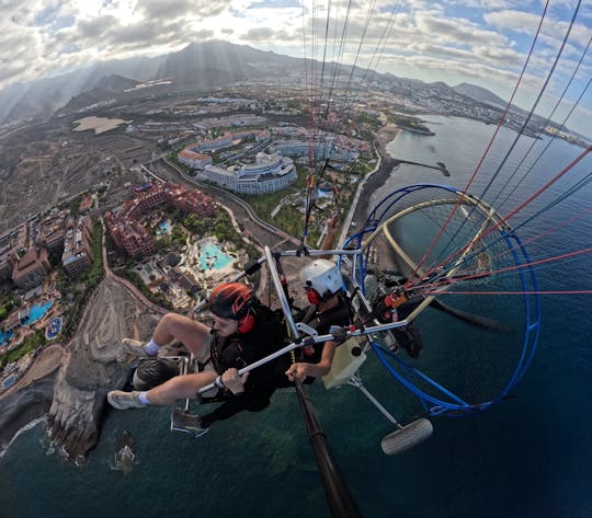 The ultimate Tenerife adventure, paratrike over coast and mountains