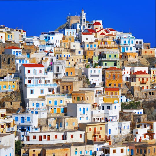 Gita in barca sulla costa orientale di Karpathos e villaggio di Olympos senza trasporto
