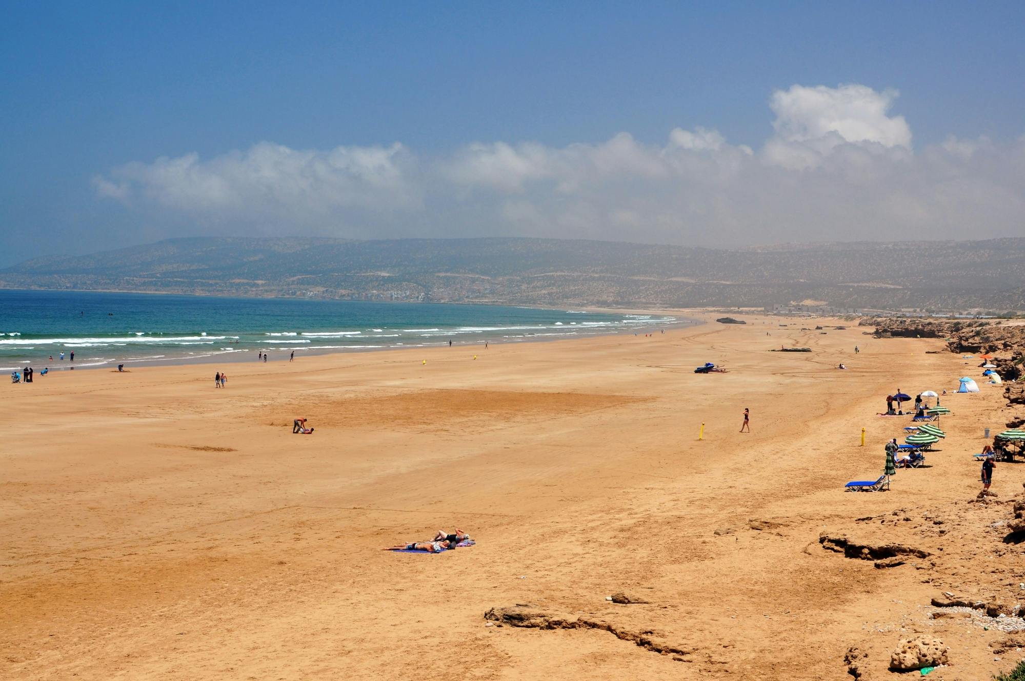 Atlantic coast tour and Timlalin Dunes sand-boarding session