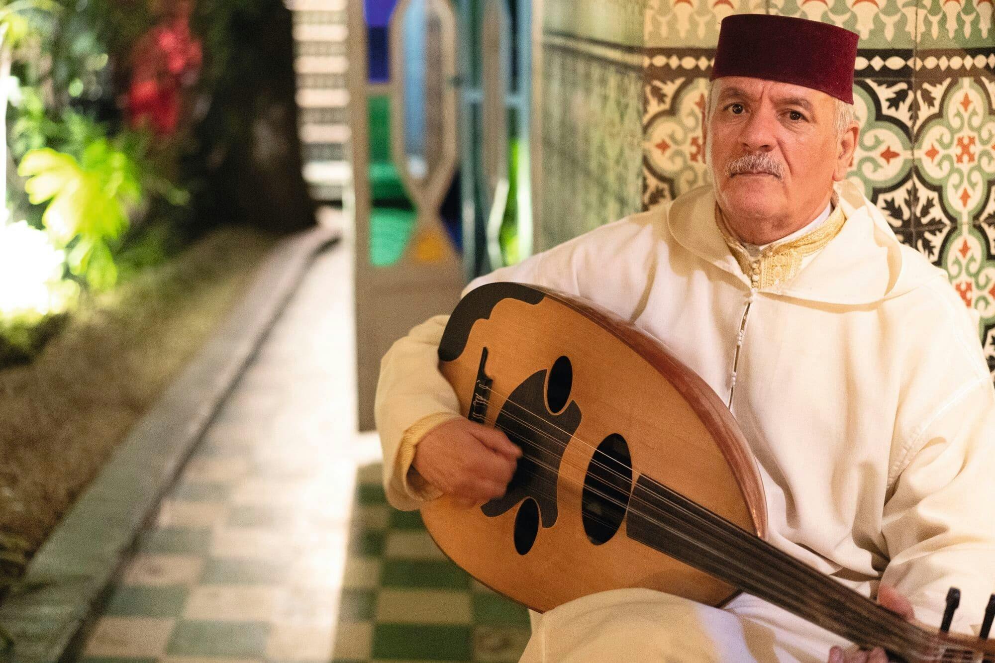 Riad diner in Marrakech medina with transport