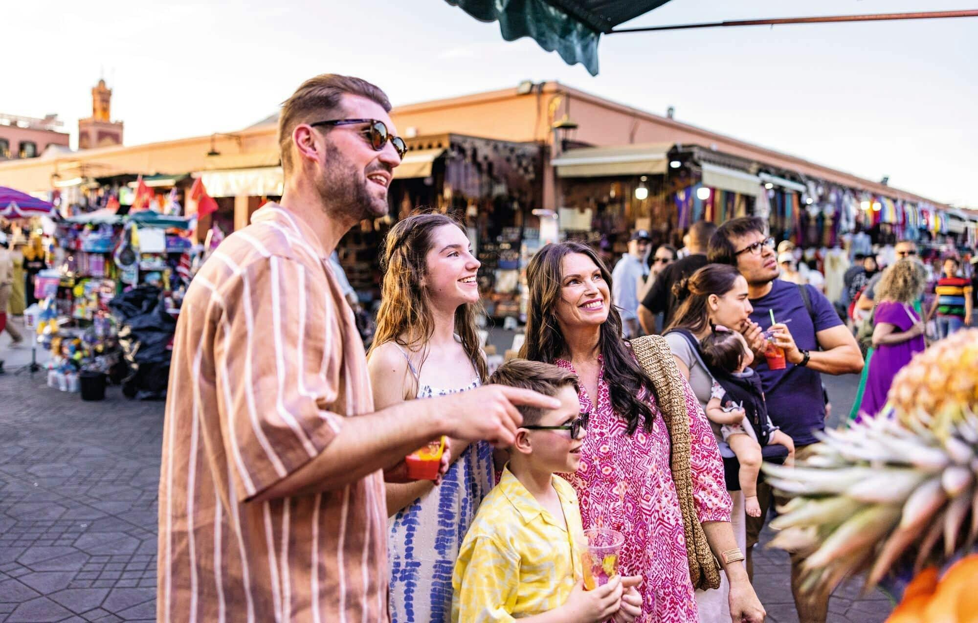 Private horse-drawn carriage tour of Marrakech by night