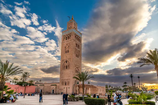 Marrakech stadstour met optionele tickets voor het Bahia paleis en Mederssa Ben Youssef