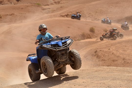 Quad-avontuur in de Agafay woestijn