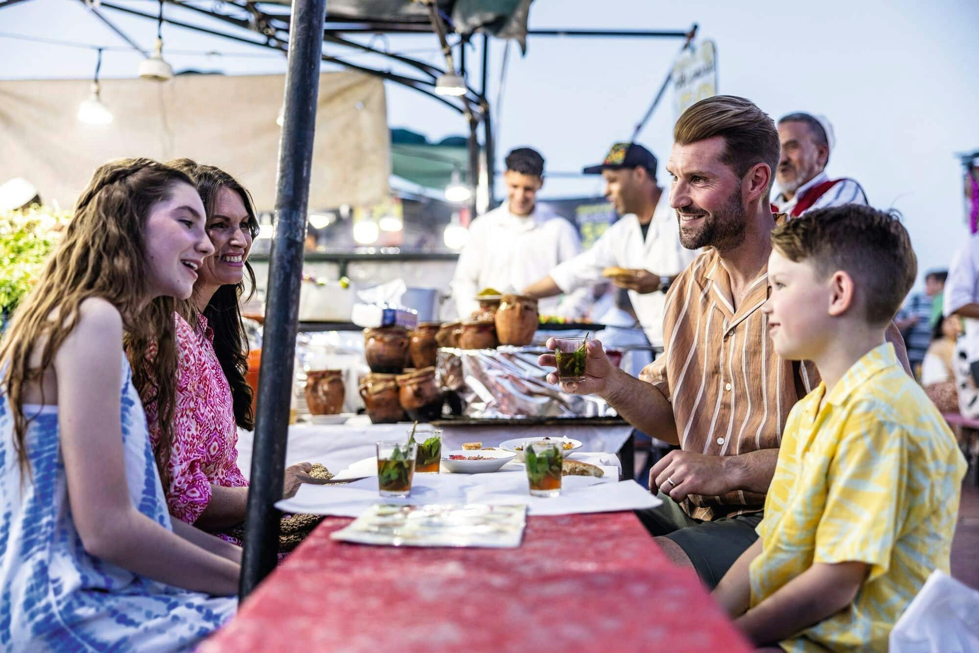 Private horse-drawn carriage tour of Marrakech by night