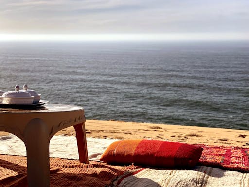 Atlantic coast tour and Timlalin Dunes sand-boarding session