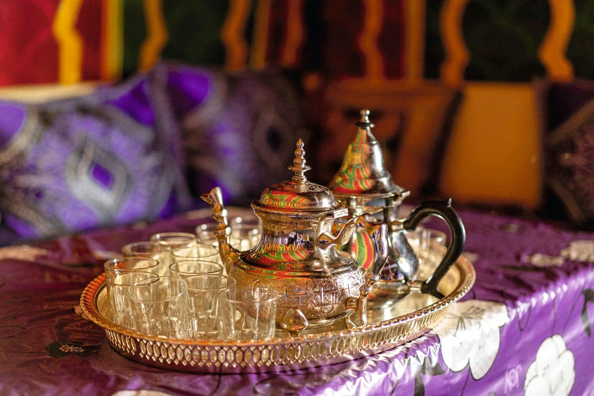 Riad diner in Marrakech medina with transport