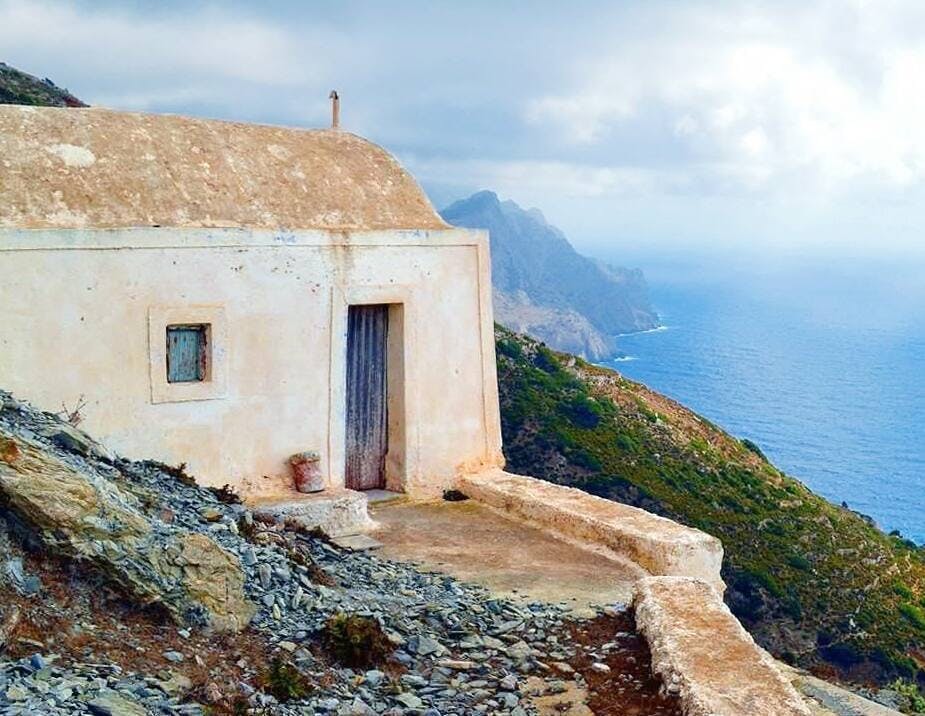 Karpathos east coast boat trip and Olympos village tour