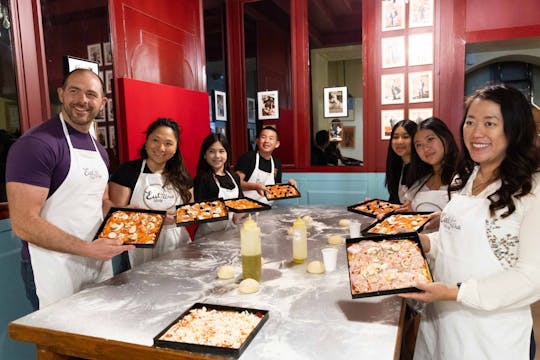 Pizza- en tiramisukookles met een lokale chef-kok in Rome
