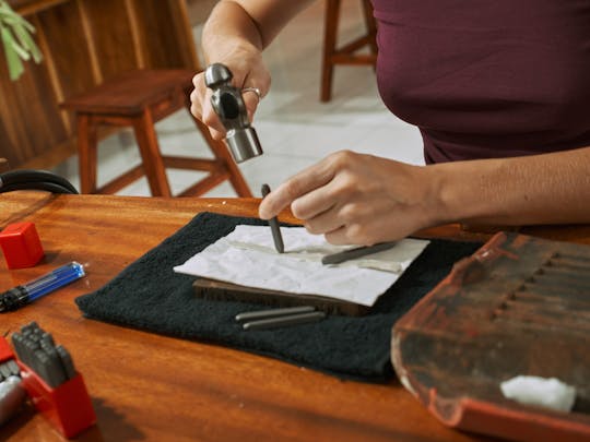 Hands-on silver jewellery workshop in Canggu