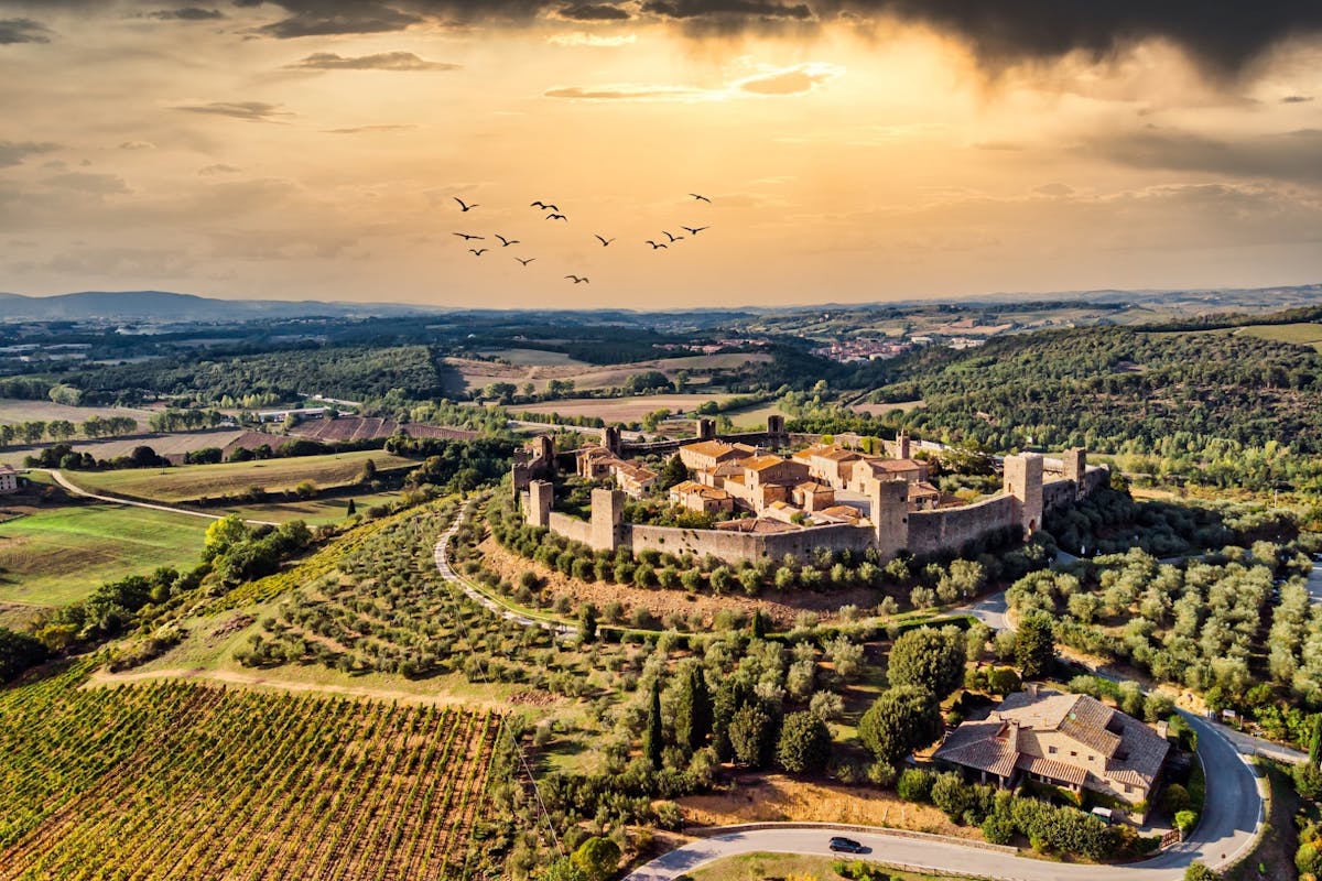 Degustazione di Siena, San Gimignano e Chianti da Montecatini