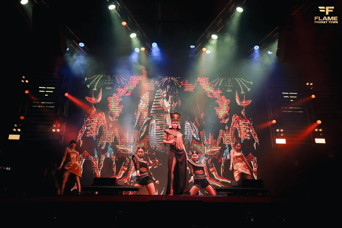 Dinner-and-show at Flame with night markets