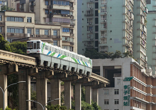 Chongqing light rail journey through the 8D Magic City