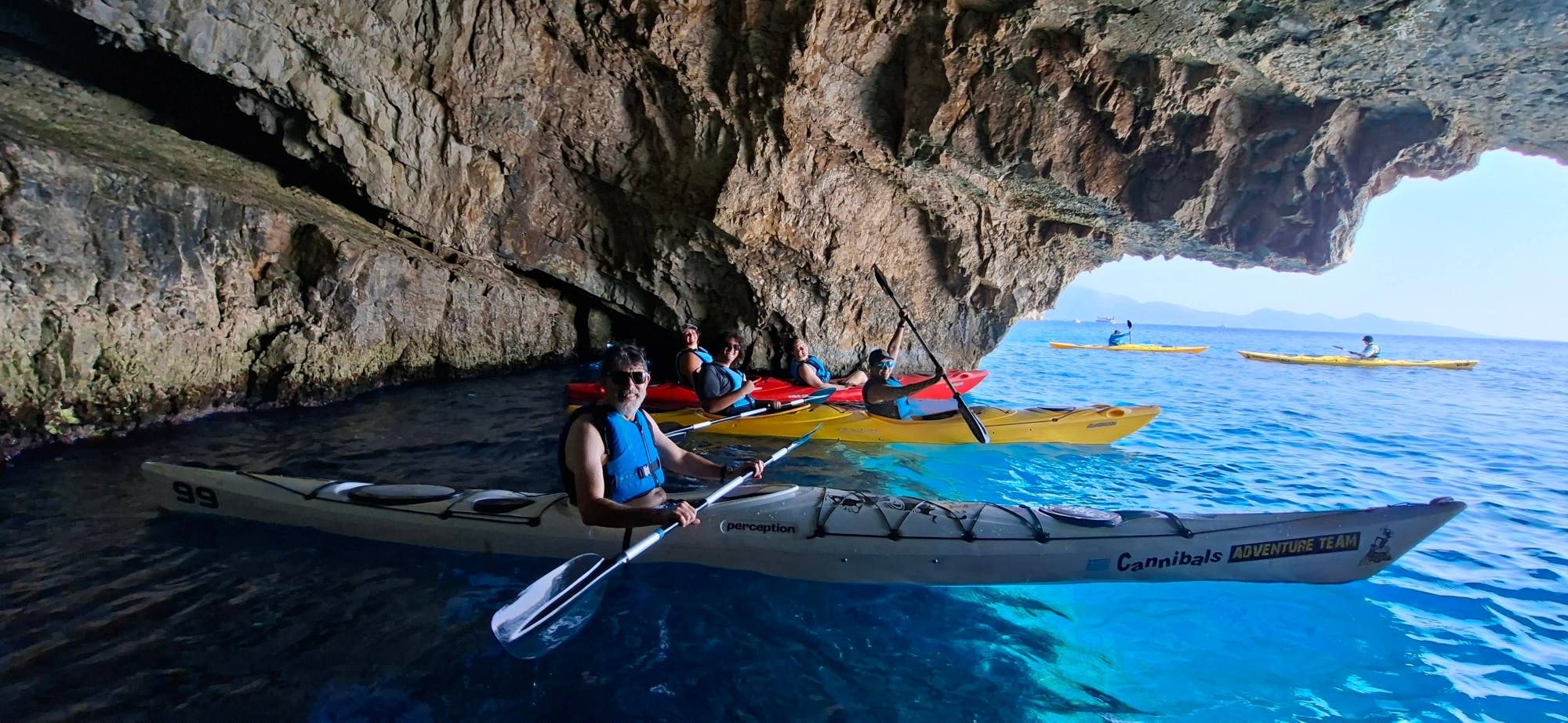 Half-day sea kayaking tour in Zante