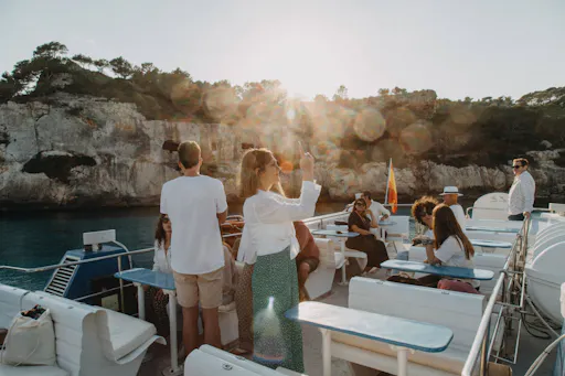 Boat trip to Menorca’s hidden beaches from Cala Galdana