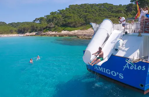 Boat trip to Menorca’s hidden beaches from Cala Galdana