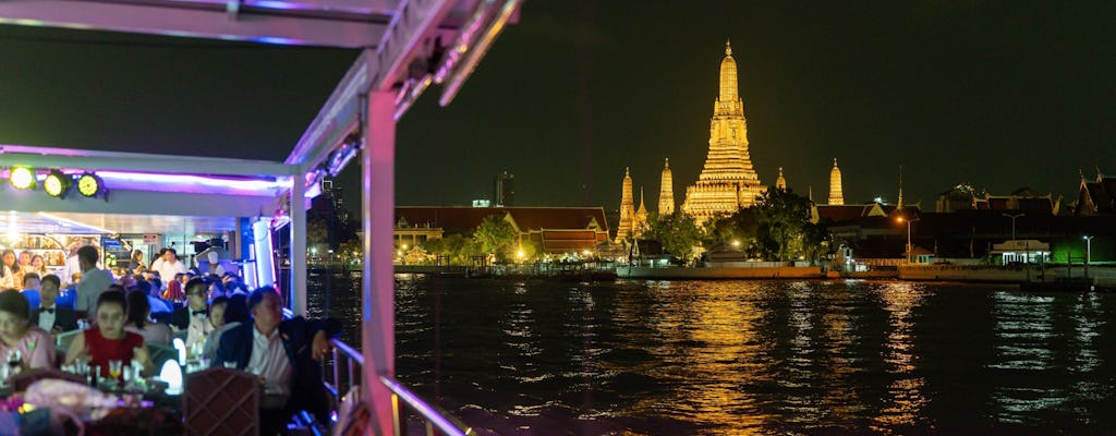 Evening Dinner Cruise on the Chao Phraya River with live shows ticket