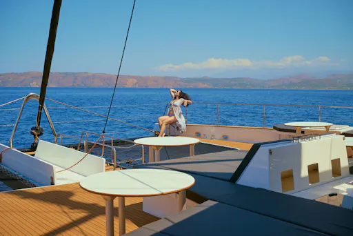 Balos and Gramvousa catamaran cruise in Crete