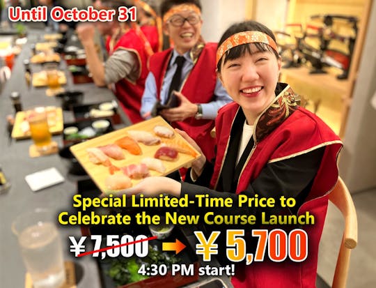 Sushi-making class with samurai performance in Asakusa