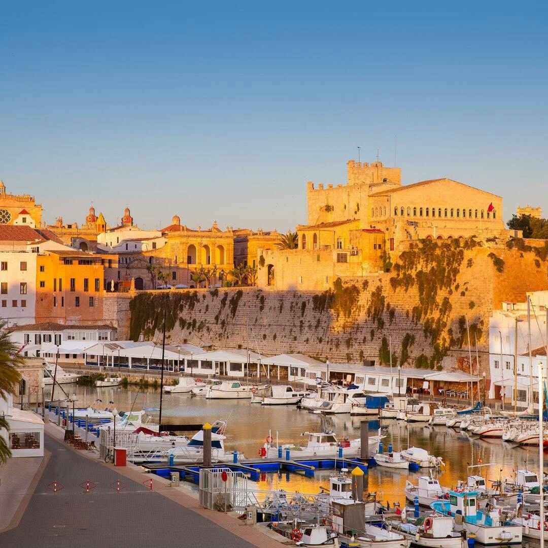 Two-hour sunset boat cruise from Cala’n Bosch