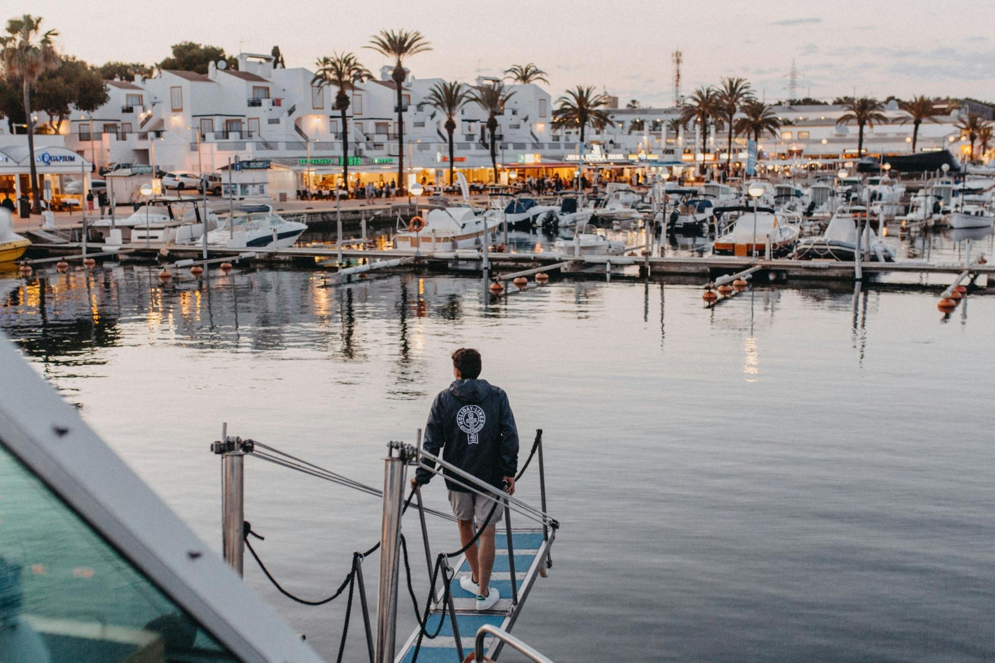 Two-hour sunset boat cruise from Cala’n Bosch