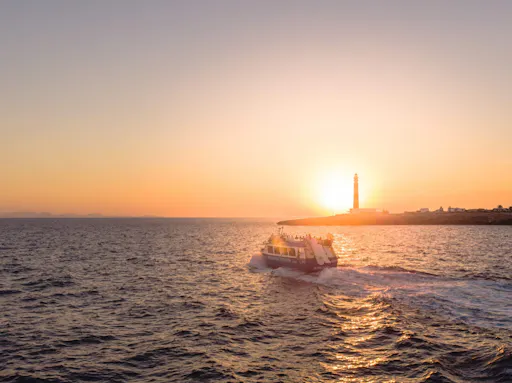 Two-hour sunset boat cruise from Cala’n Bosch