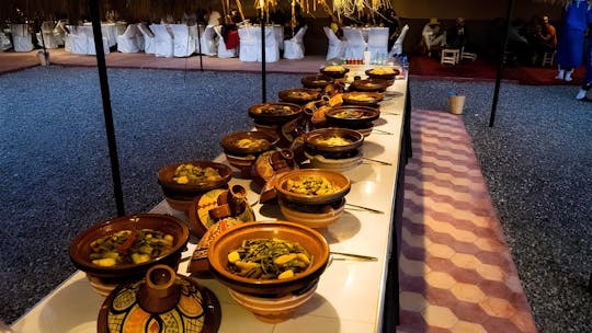 Traditional Moroccan night in Agadir with dinner in the dunes
