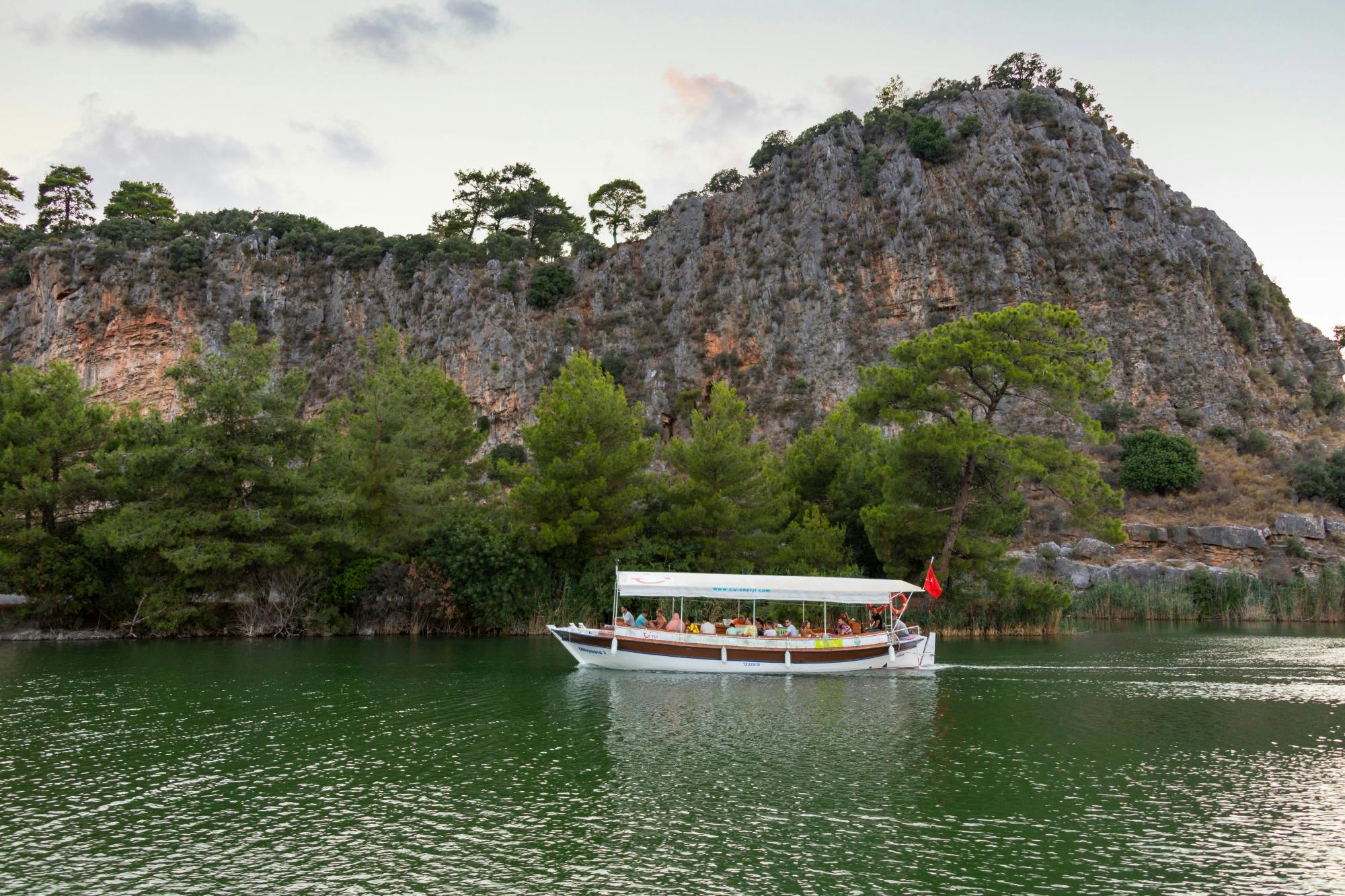Dalyan at dusk tour with dinner and riverboat cruise