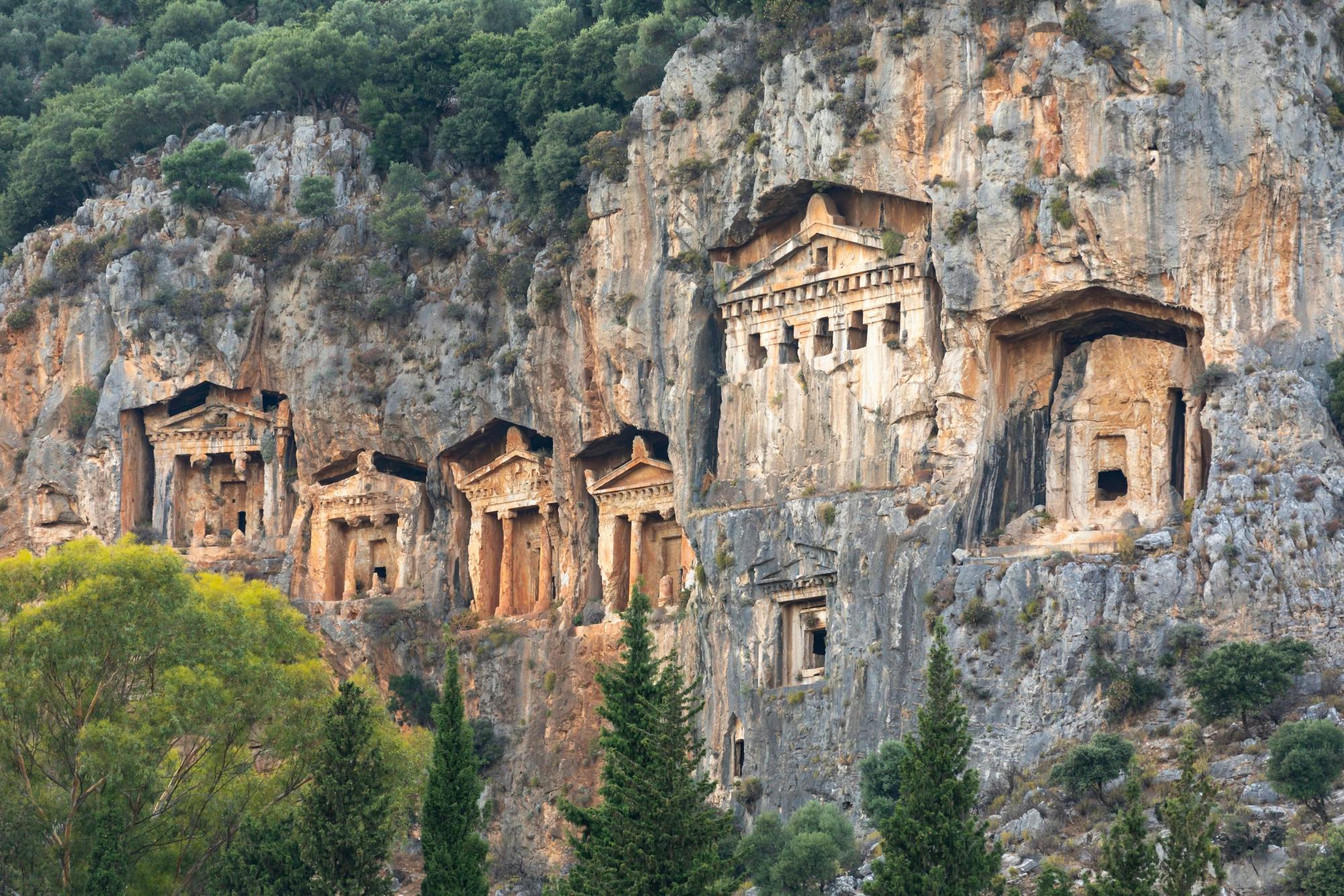 Dalyan at dusk tour with dinner and riverboat cruise