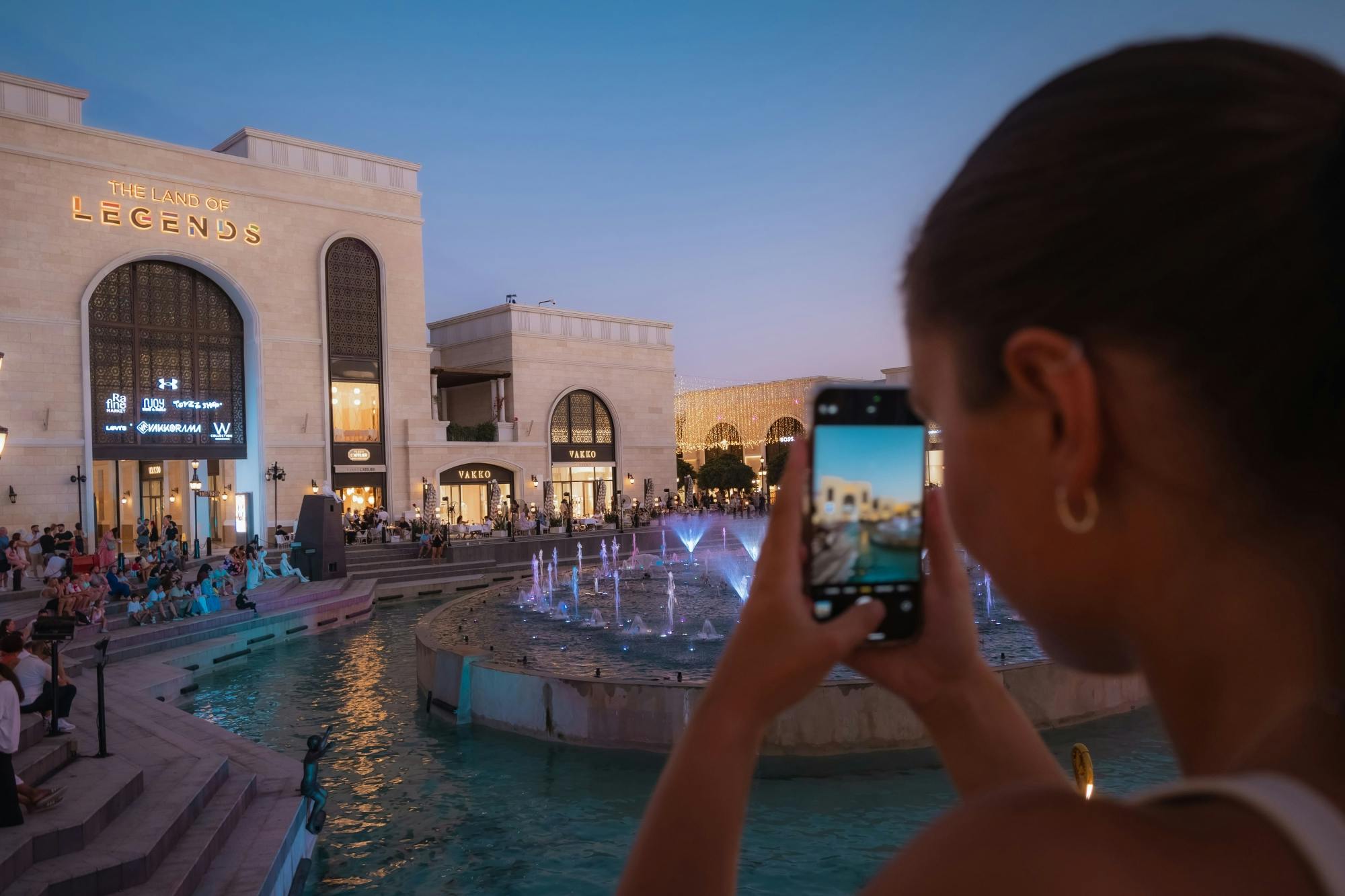 The Land of Legends Shopping Avenue evening shuttle