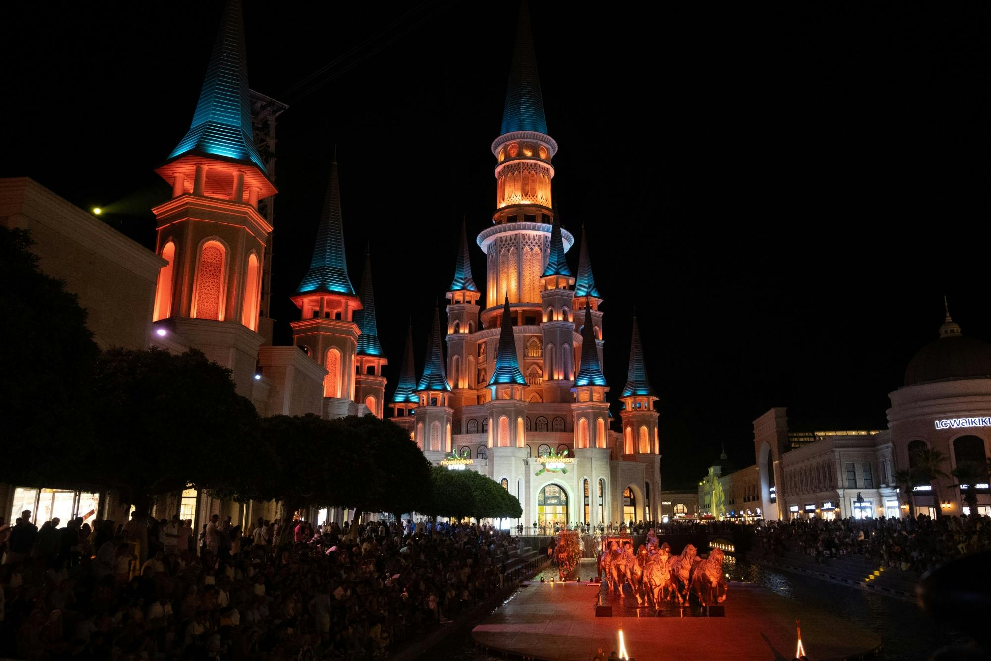 The Land of Legends Shopping Avenue evening shuttle