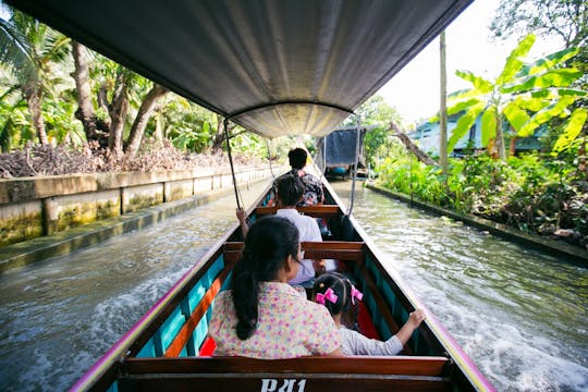 Visita a los mercados flotantes de Damnoen Saduak y Maeklong Railway