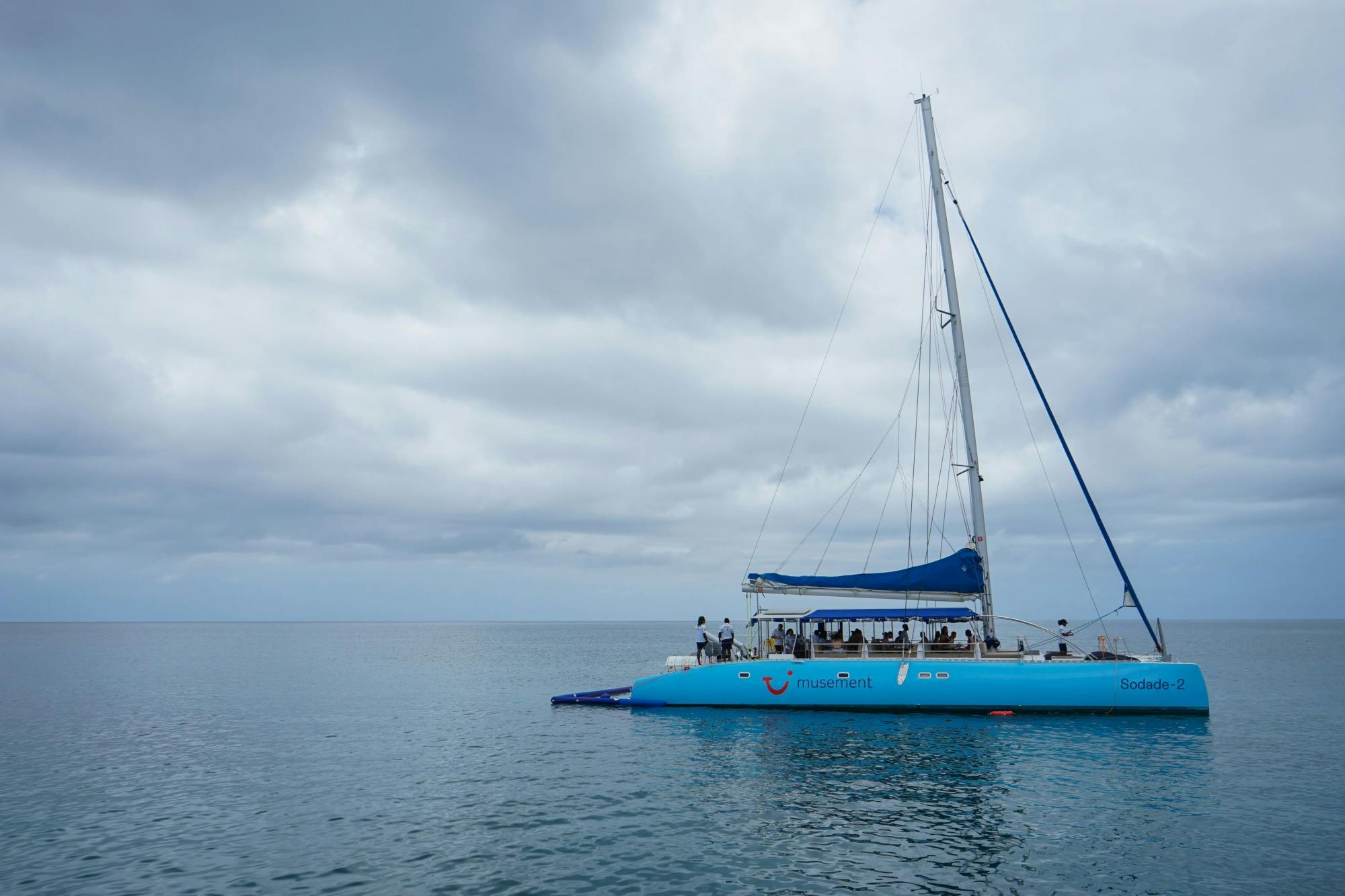 Boa Vista catamaran cruise with all-inclusive drinks and snacks