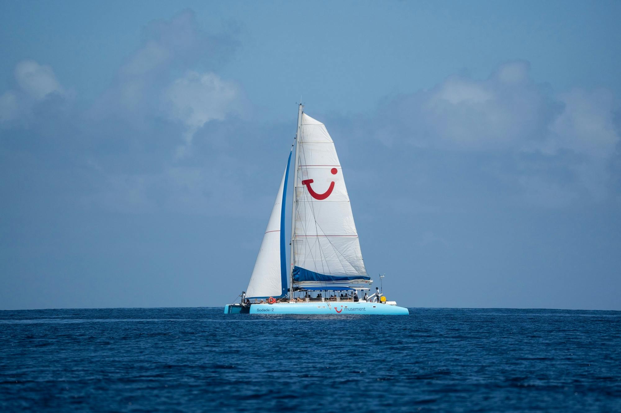 Boa Vista catamaran cruise with all-inclusive drinks and snacks