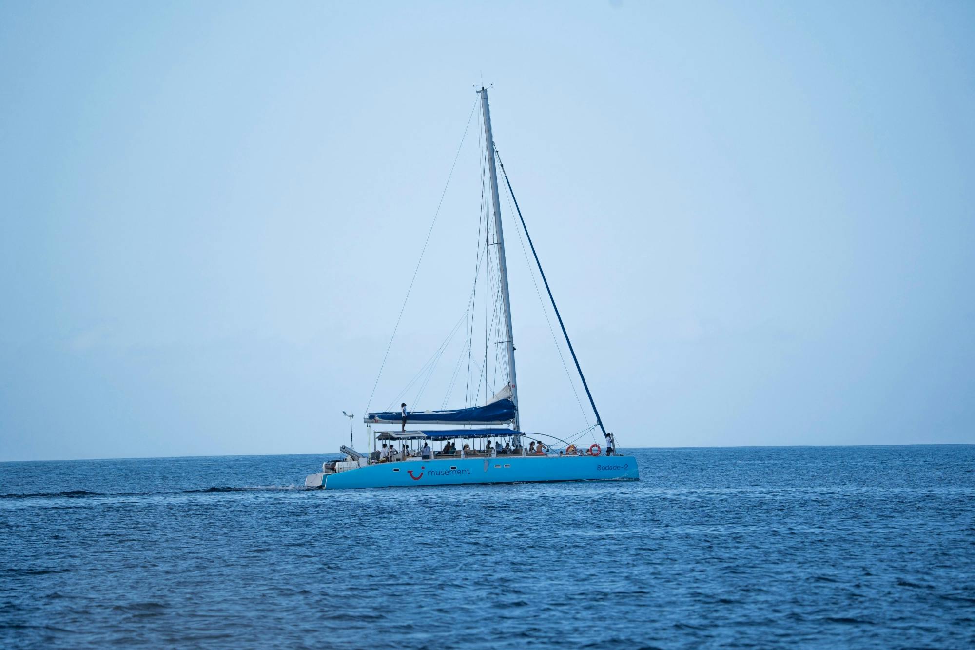 Boa Vista catamaran cruise with all-inclusive drinks and snacks