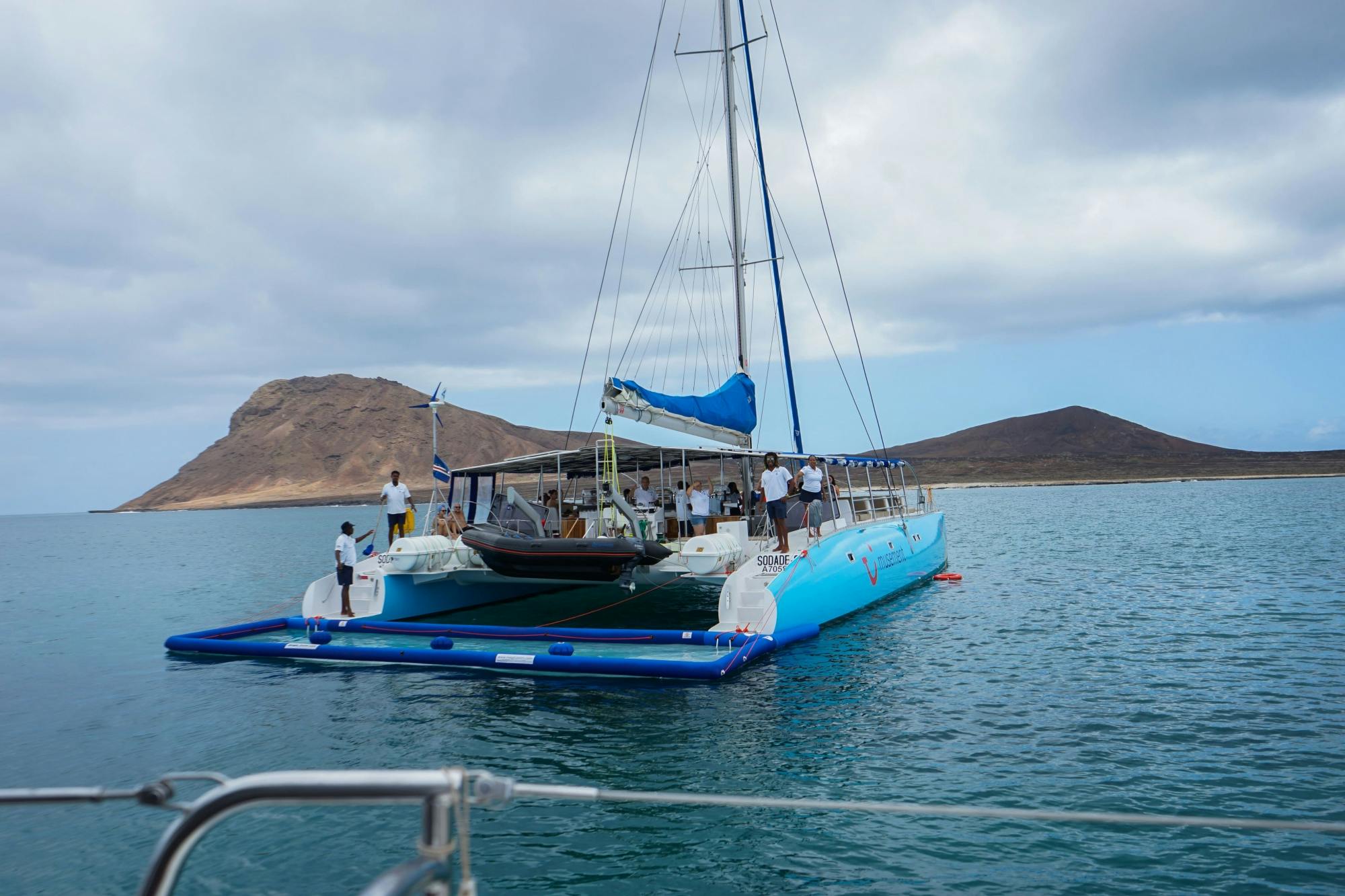 Boa Vista catamaran cruise with all-inclusive drinks and snacks