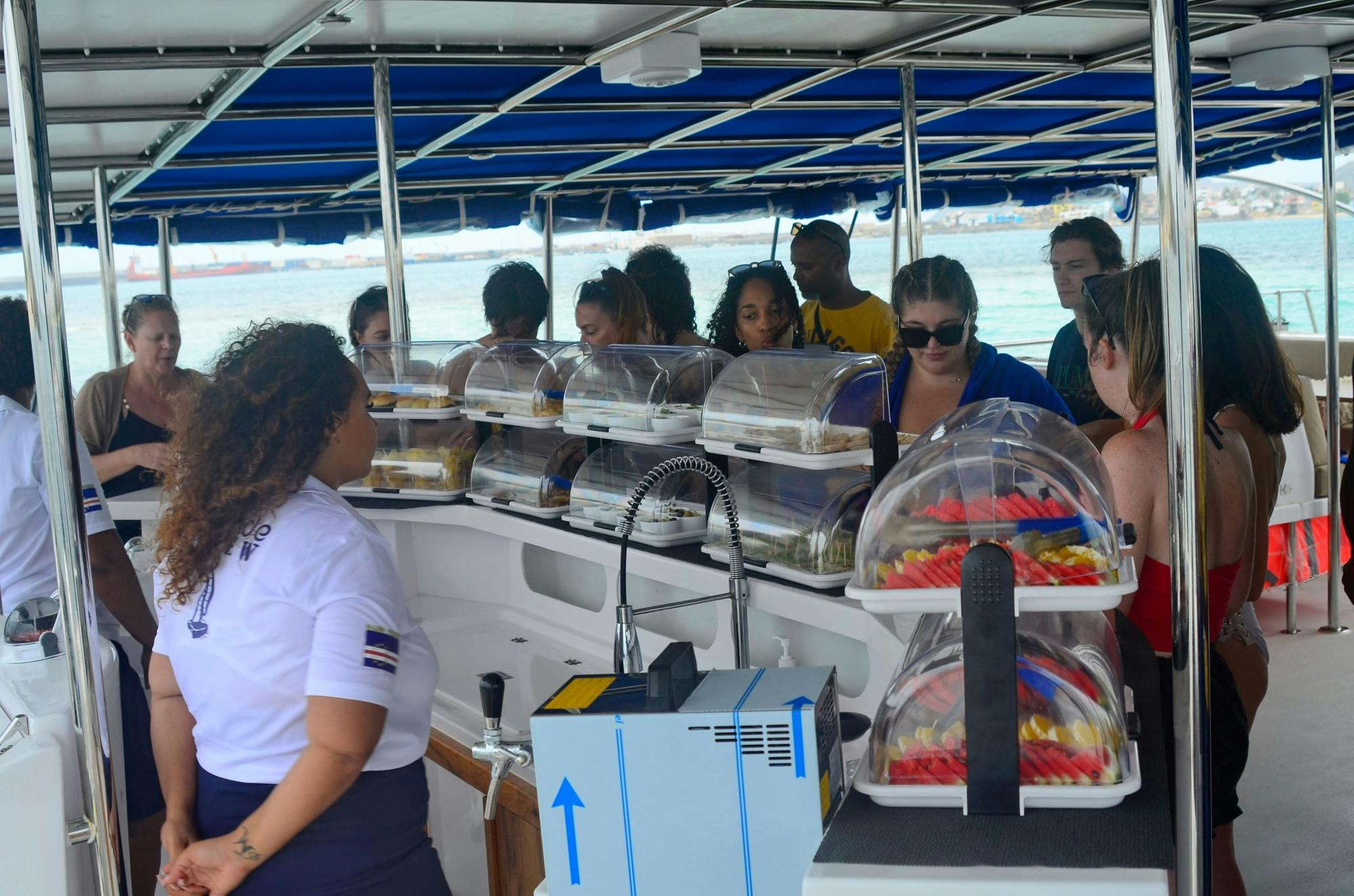 Boa Vista catamaran cruise with all-inclusive drinks and snacks